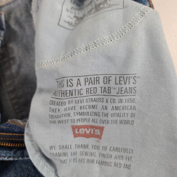 Levis 560 Red Tab Hi Rise Loose Straight Leg Vintage Jeans 14 R Waist 31 - Picture 5 of 5